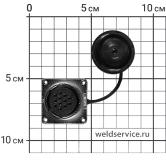 Разъём 12 pin панельный мама